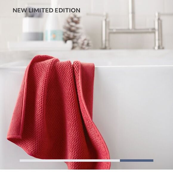 Norwex Kitchen Towel Cranberry Limited Edition NWT - Picture 4 of 9